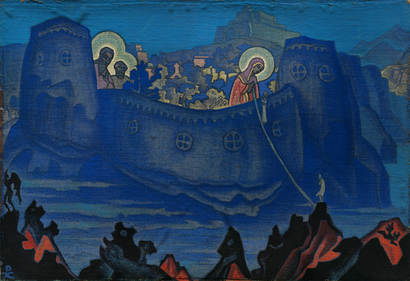 Madonna Laboris a Nikolai Konstantinow. Roerich