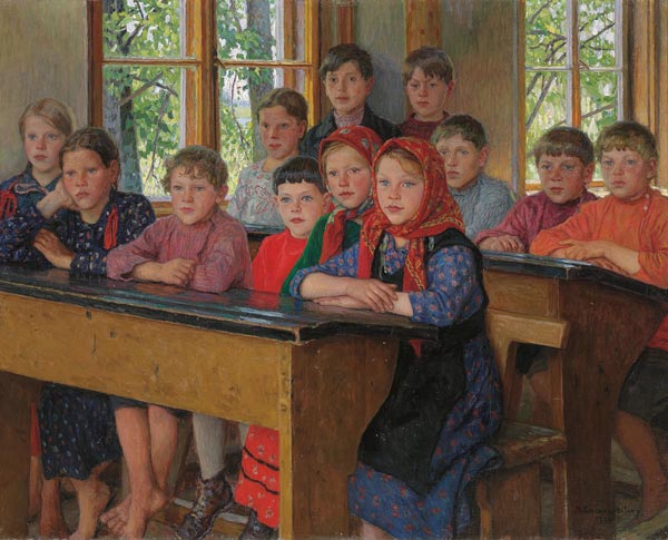 Das Klassenzimmer a Nikolai P. Bogdanow-Bjelski