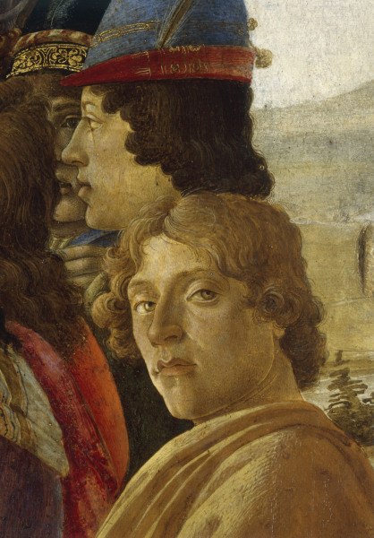 Probabilmente un autoritratto di Sandro Botticelli