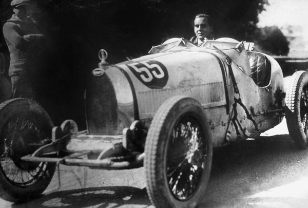 Ettore Bugatti Italian car manufacturer a 