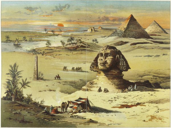 Giza , Sphinx a.Pyramids a 