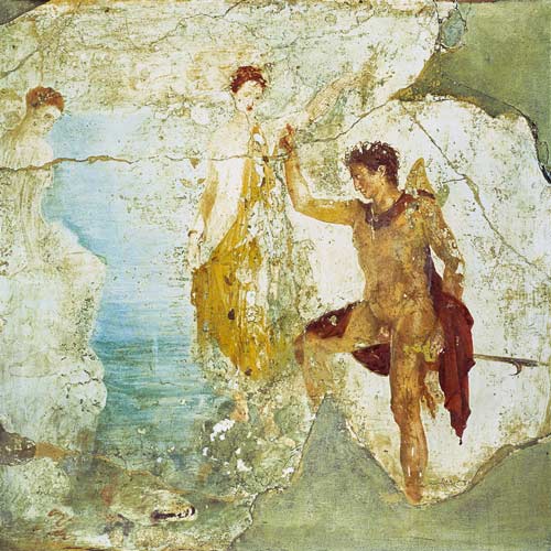 Perseus freeing Andromeda, from the House of the Five Skeletons, Pompeii a 