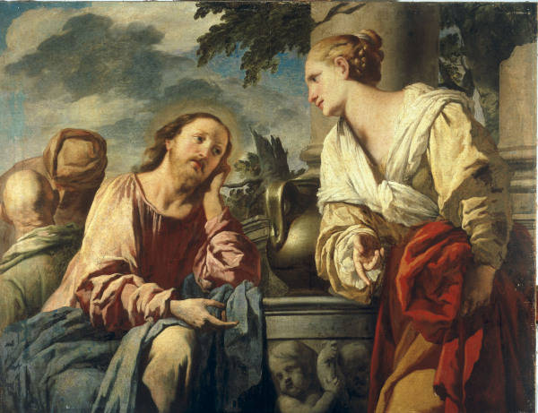 P.Negri / Christ & Samaritan Woman /Ptg. a 