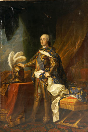 Portrait Of King Louis XV Of France And Navarre a 