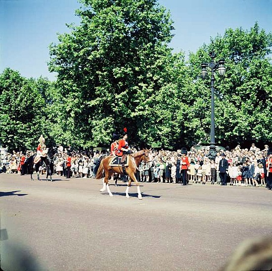 Queen Elizabeth II on horseback a 
