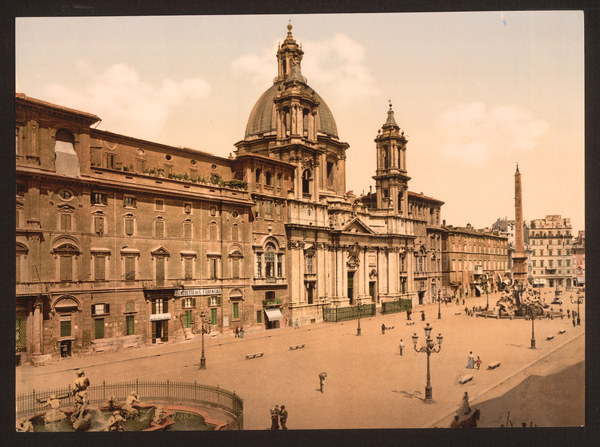 Italy, Rome, Piazza Navona a 