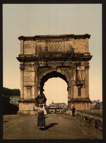 Italy, Rome, Arch of Titus a 
