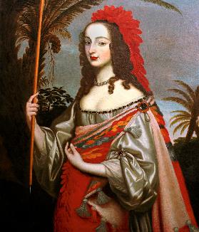 Sophie di Hannover come indiana, dipinta dalla sorella Louise Hollandine del Palatinato

