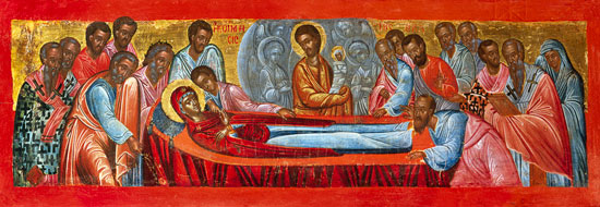 The Dormition of the Mother of God a 