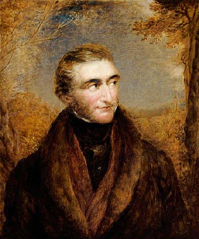 Ritratto di John Mallord William Turner, a mezzo busto in una giacca marrone