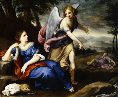 The Angel Appearing To Hagar a 