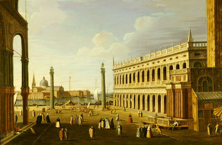 The Piazzetta, Venice, Looking South Towards San Giorgio Maggiore a 