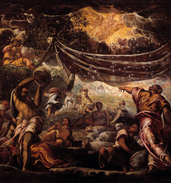 Tintoretto / The Manna Harvest a 