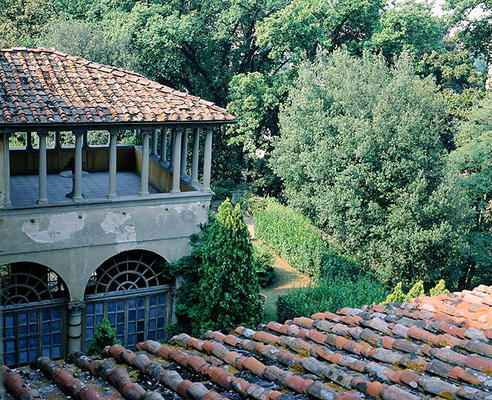 View of the Loggia from the South West, Villa Medicea di Careggi (photo) a 