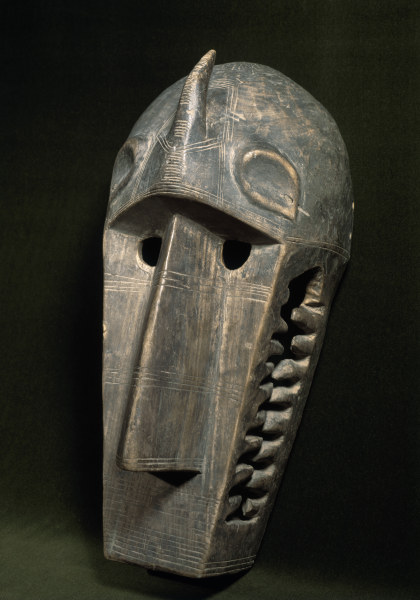 Zoomorphic mask / Bamana, Mali / Wooden a 