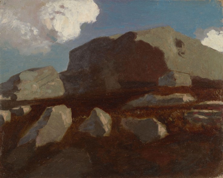 Landscape with Rocks, near Royan a Odilon Redon