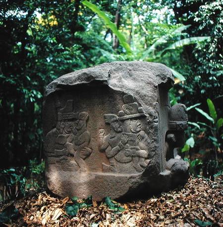 Altar 5, Pre-Classic Period a Olmec