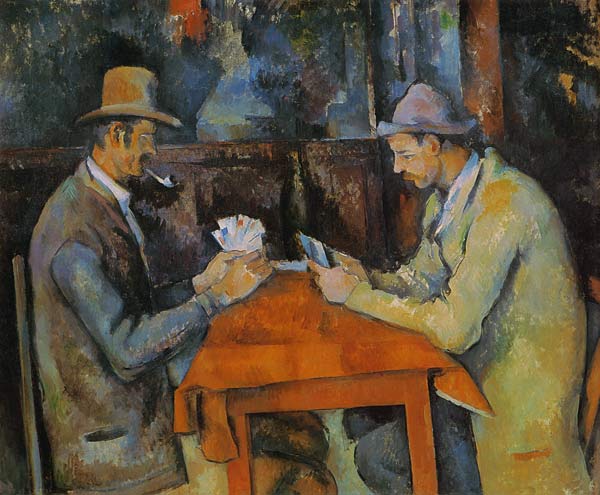 Giocatori di carte a Paul Cézanne
