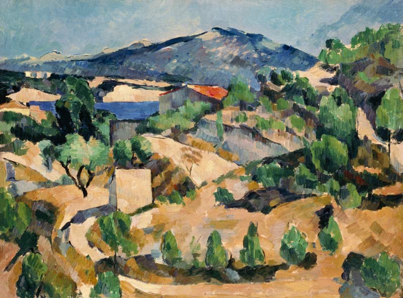 Hold in the French Provence a Paul Cézanne