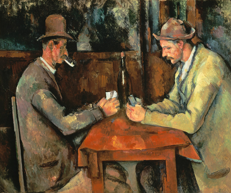 The card-players a Paul Cézanne