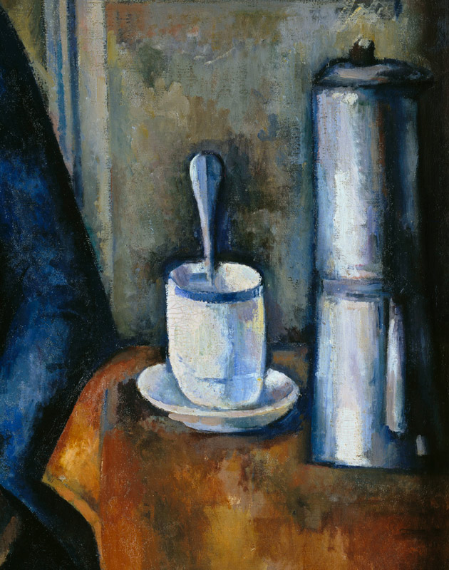 Donna con caffettiera a Paul Cézanne
