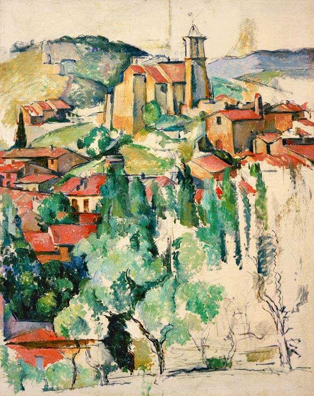 Afternoon in Gardanne a Paul Cézanne