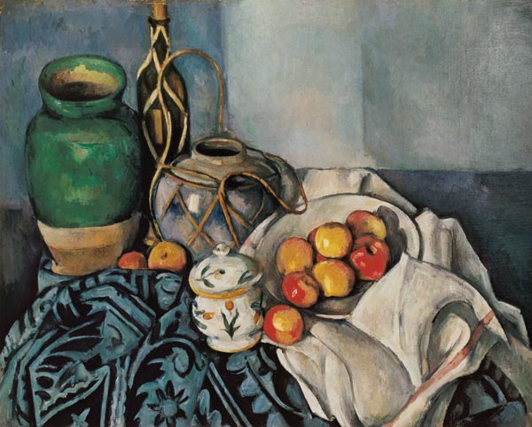 Still Life with Apples a Paul Cézanne