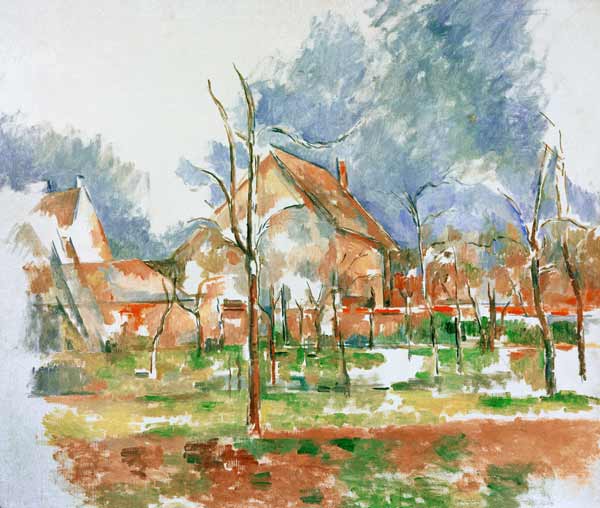 Winterlandscape Giverny a Paul Cézanne