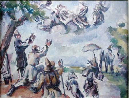 Apotheosis of Delacroix a Paul Cézanne
