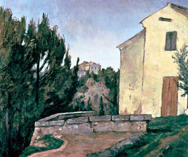 The Abandoned House at Tholonet a Paul Cézanne