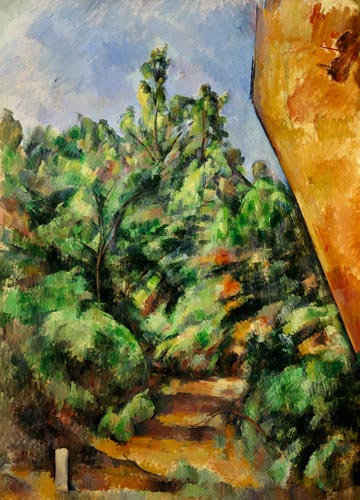 The red rock a Paul Cézanne
