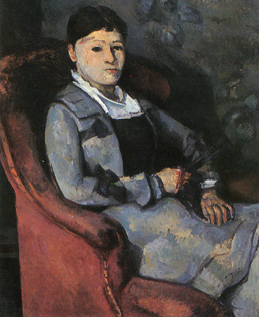 Madame Cezanne a Paul Cézanne