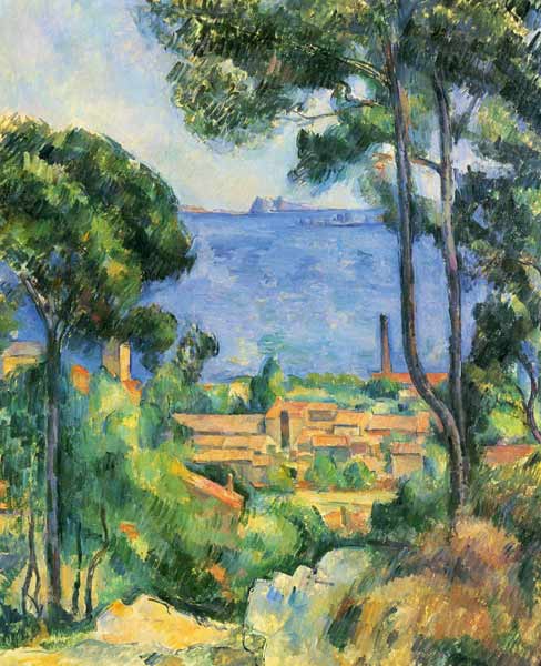 Vista su L'Estaque  a Paul Cézanne