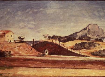 The Railway Cutting a Paul Cézanne