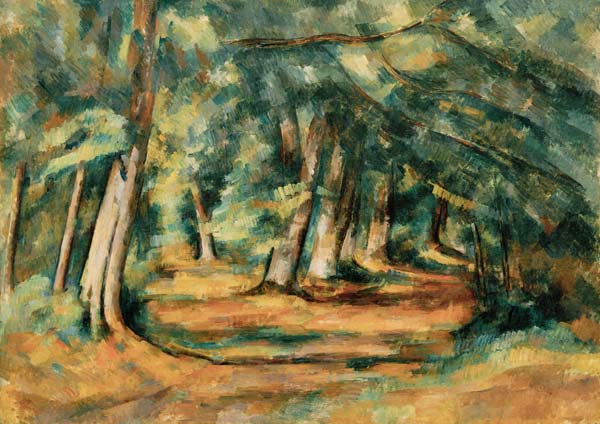 Sous-bois (pres du Jas de Bouffan) a Paul Cézanne