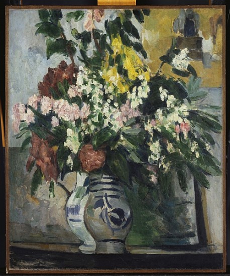 Two Vases of Flowers, c.1877 a Paul Cézanne