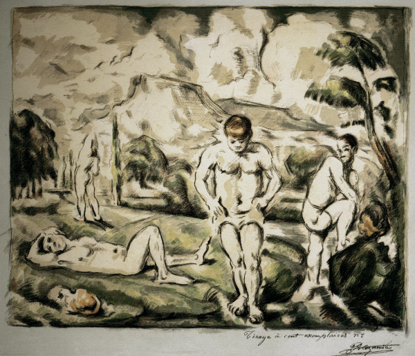 Four bathers a Paul Cézanne