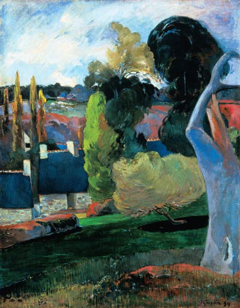 Farm in Brittany a Paul Gauguin