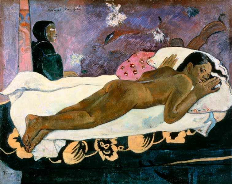 Manao Tupapau (the spirit of the dead bodies keeps watch) a Paul Gauguin
