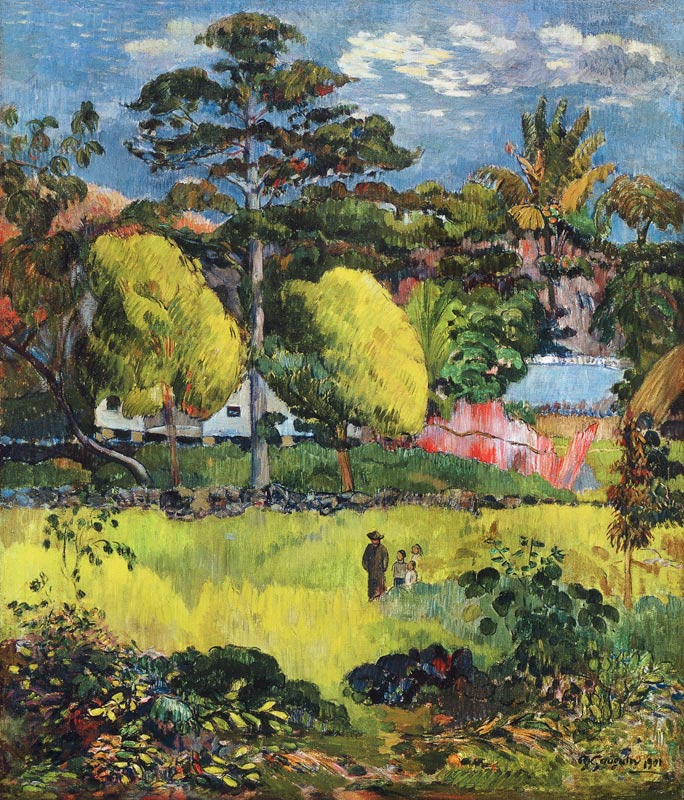 Landscape a Paul Gauguin