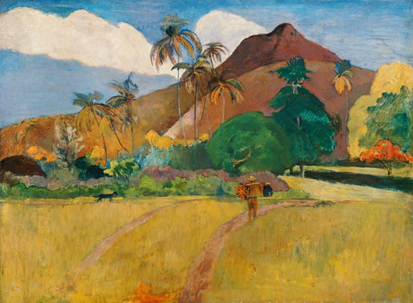 Paesaggio tahitiano a Paul Gauguin