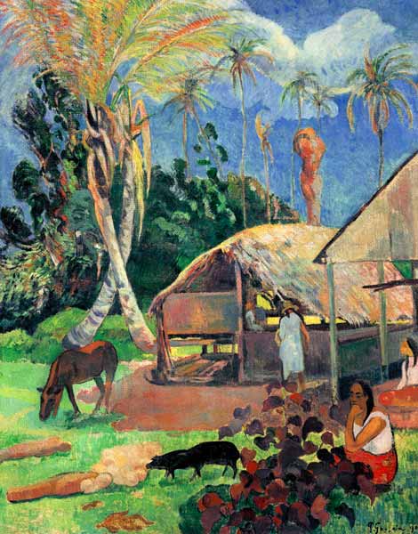The Balck Pigs a Paul Gauguin