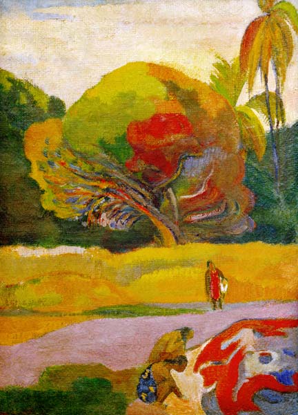 Women by the River a Paul Gauguin