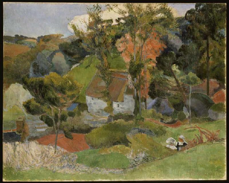 Landschaft in Pont-Aven a Paul Gauguin