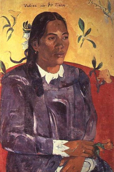 Vahine No Te Tiare (Woman with a Flower) a Paul Gauguin