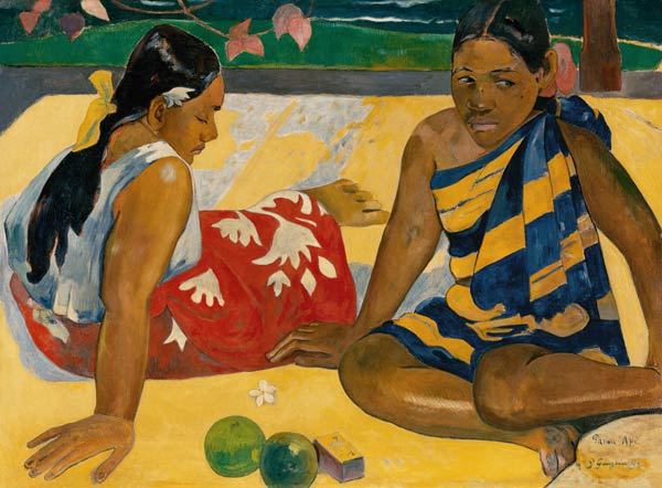 Due donne Tahitiane a Paul Gauguin