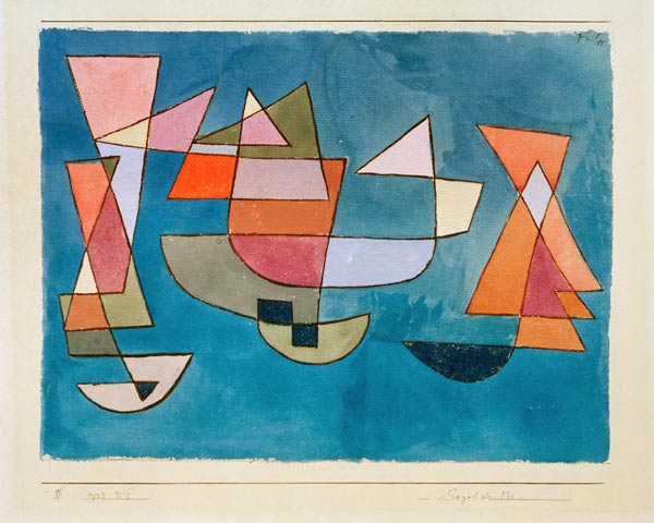 Segelschiffe, 1927, 225. a Paul Klee