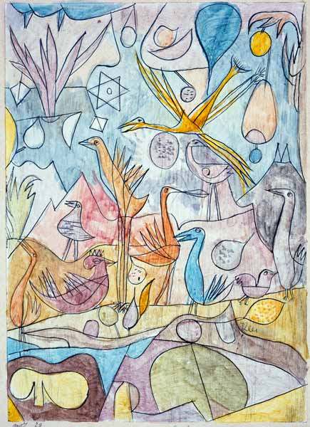 Collezione di uccelli a Paul Klee