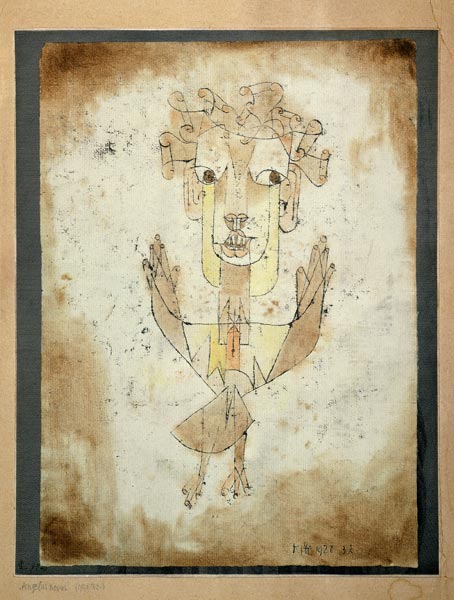 Angelus Novus, 1920  a Paul Klee