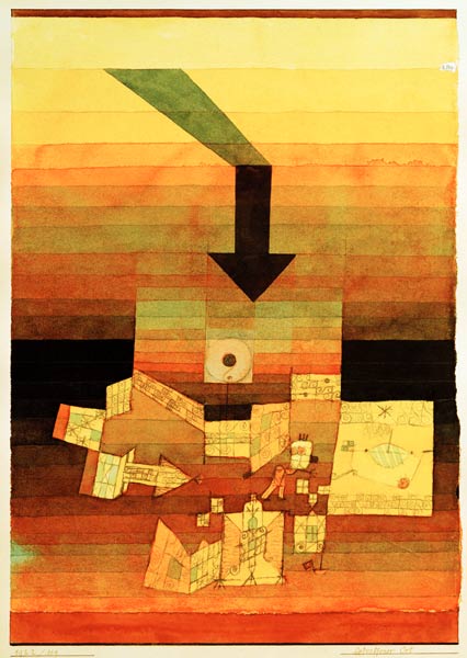 Betroffener Ort, 1922, 109. a Paul Klee